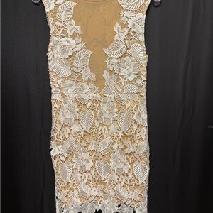 Forever 21 White Lace Mini Dress